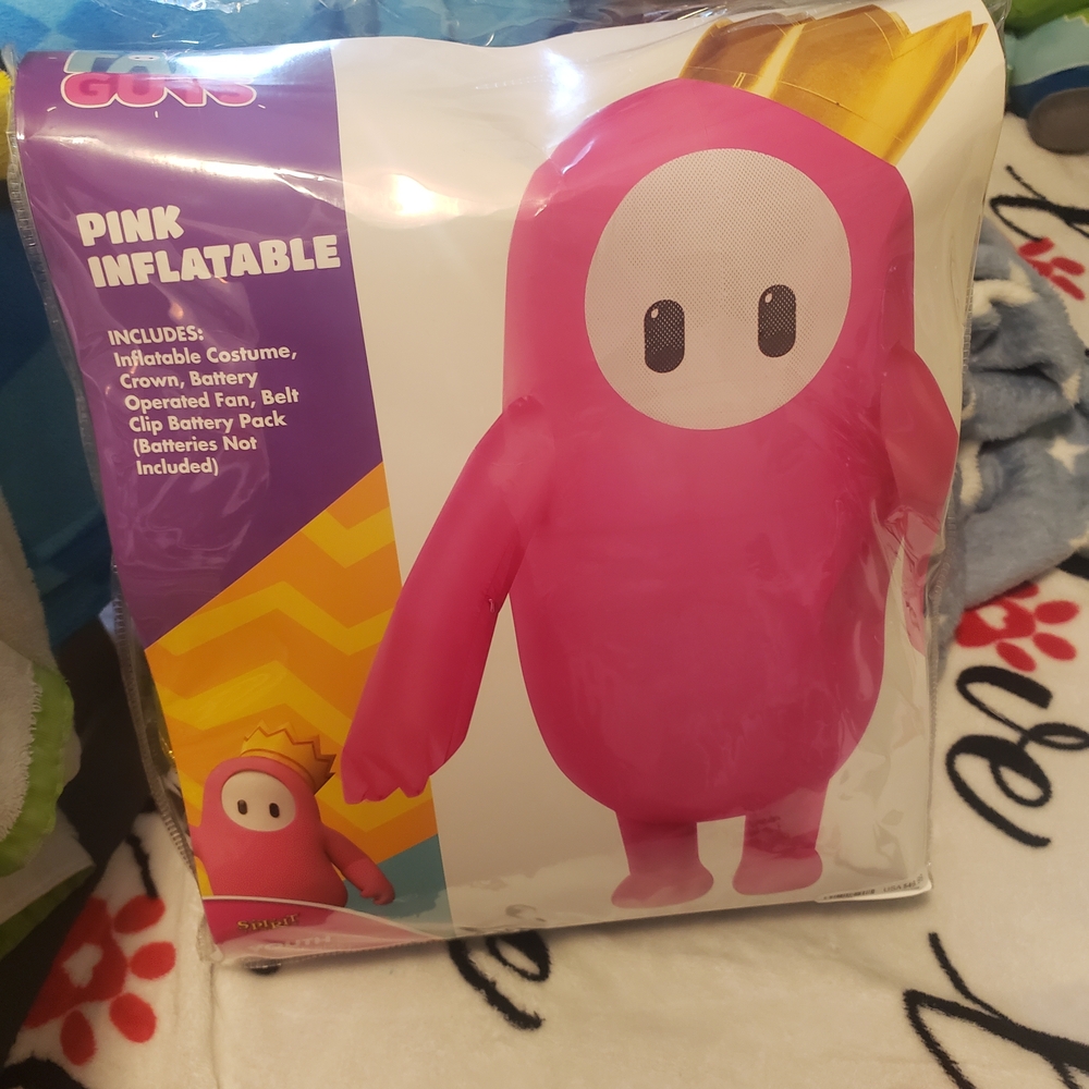 Spirit Halloween Inflatable FALL GUYS Kids Costume